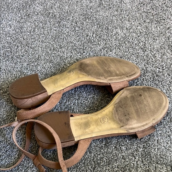 A New Day Women's Beige Strap Sandals - Picture 3 of 9